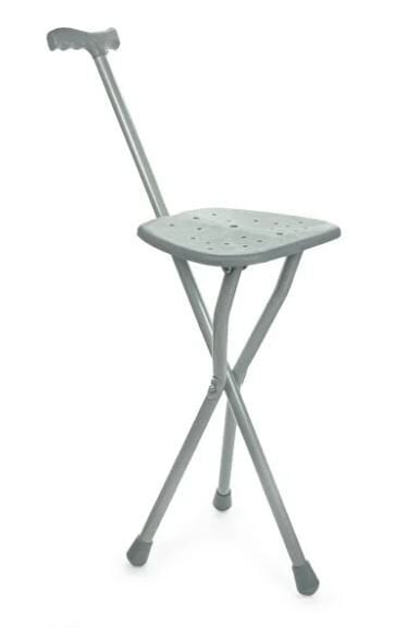 Oturaklı Asa Baston - Katlanabilir - 3 Ayaklı