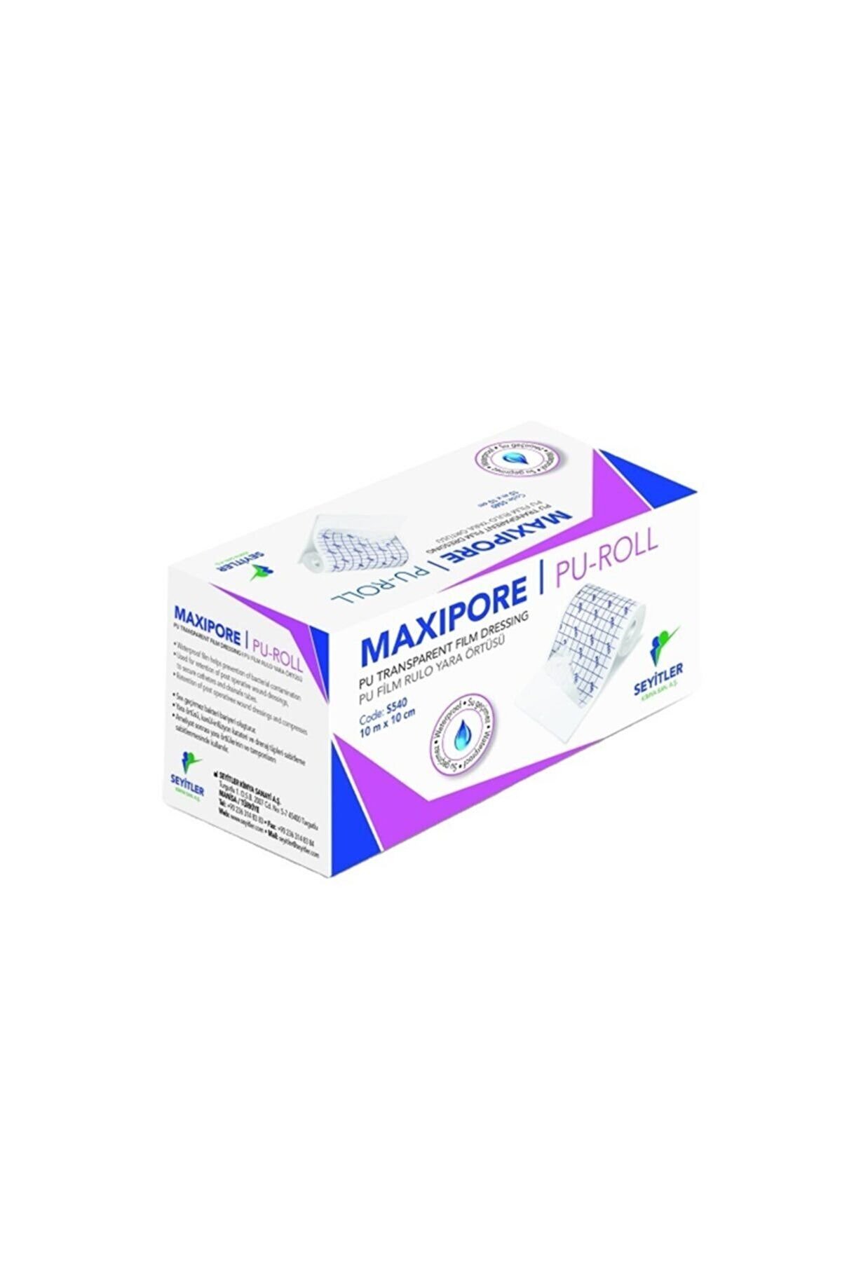 Maxipore PU Roll Su Geçirmez Şeffaf Film Yara Örtüsü 10 cm x 10 Metre Rulo