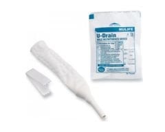 Nulife U-Drain Prezervatif Sonda 35mm - Yapışkan Şeritli - 50 Adet