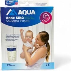 Aqua Anne Sütü Saklama Poşeti 20 Adet (1 Paket)