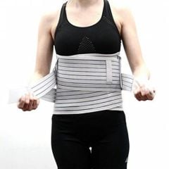 Lumbosacral Çelik Balenli Korse (Bedensiz) - Soles SLS411 (32cm)