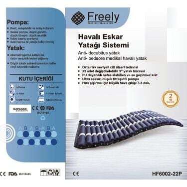 Freely HF6002-22P Boru Tipi Havalı Yatak Sistemi