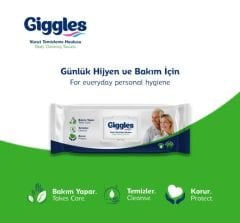 Giggles Vücut Temizleme Havlusu 50'lik Paket