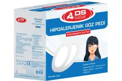 Göz Pedi Yetişkin 6,5cmx9,5Cm - Hipoalerjenik - 50'lik Paket - DS Sağlık