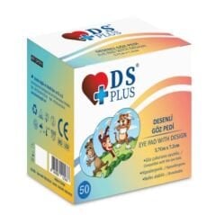 Göz Pedi Çocuk 5,7cmx7,2Cm - Hipoalerjenik - 50'lik Paket - DS Sağlık