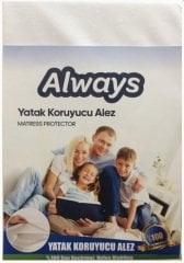 Sıvı Geçirmez Alez Örtü - Yatak Koruyucu - Elastik Bantlı 160x200cm Çift Kişilik